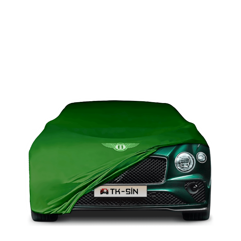 BENTLEY CONTİNENTAL GT 3 (2018-) Araba Brandası İç Mekan Kumaş Araba Brandası Logolu Oto Branda