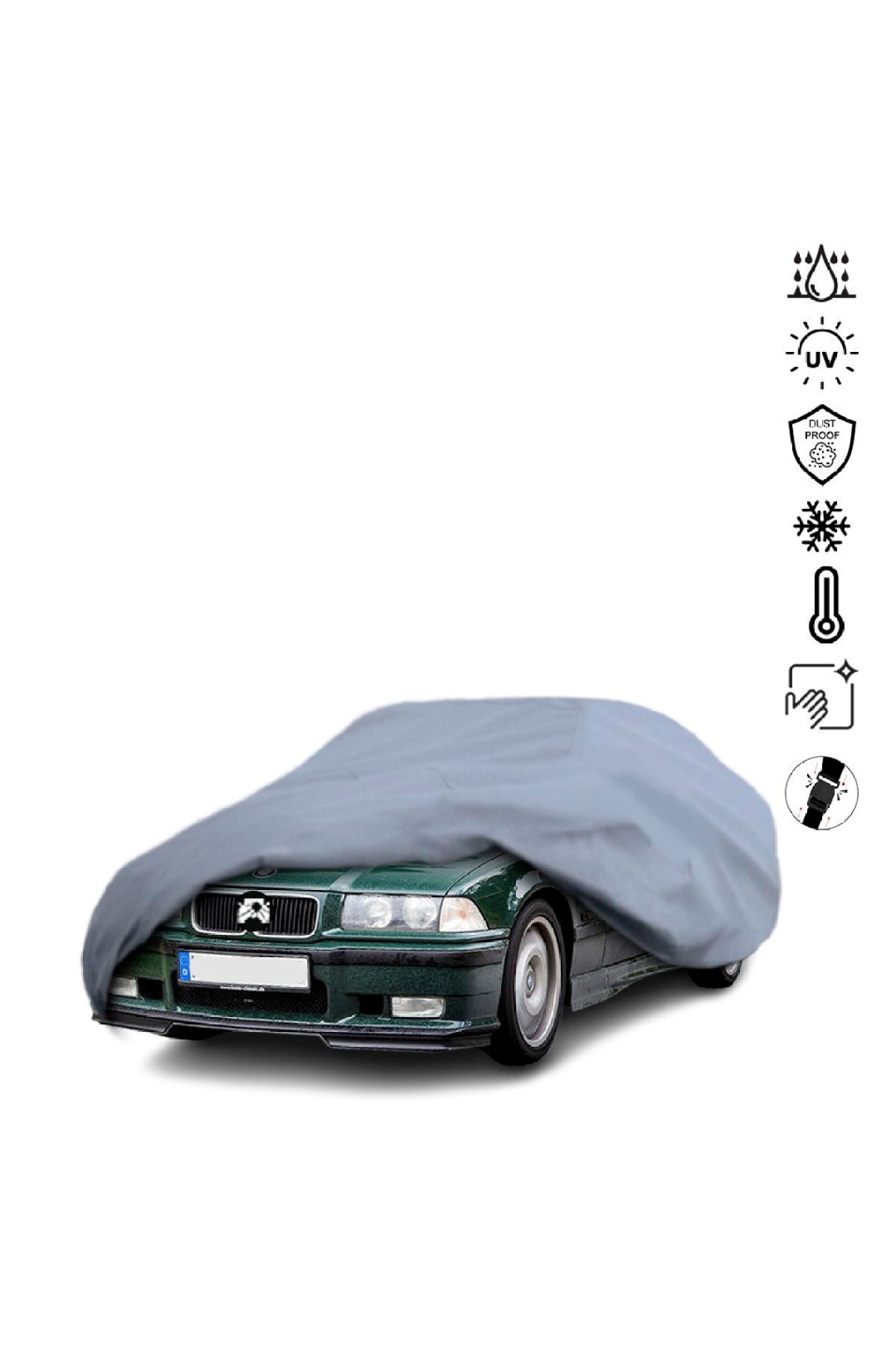 Bmw 3 Serisi E36 Sedan (1990-2000) Miflonlu Su Geçirmez Oto Branda Uv Koruyuculu