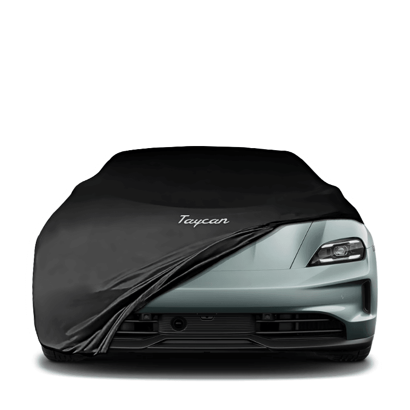PORSCHE TAYCAN (Y1A) Araba Brandası İç Mekan Kumaş Araba Brandası Logolu Oto Branda