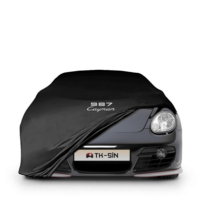 PORSCHE CAYMAN 987C (2005-2012) Araba Brandası İç Mekan Kumaş Araba Brandası Logolu Oto Branda