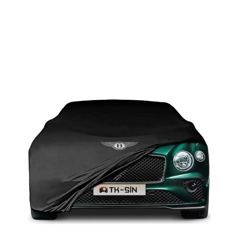 BENTLEY CONTİNENTAL GT 3 (2018-) Araba Brandası İç Mekan Kumaş Araba Brandası Logolu Oto Branda
