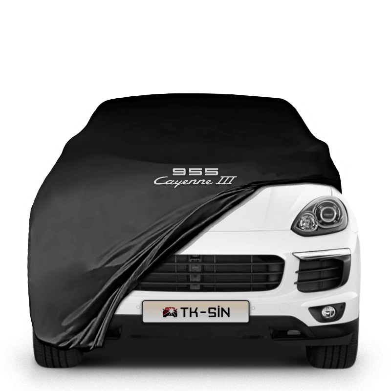 PORSCHE CAYENNE 3 (2017-) Araba Brandası İç Mekan Kumaş Araba Brandası Logolu Oto Branda