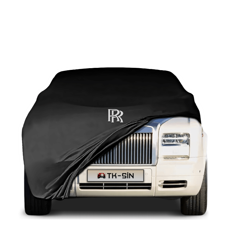 ROLLS ROYCE PHANTOM DROPHEAD COUPE (2007-2016) Araba Brandası İç Mekan Kumaş Araba Brandası Logolu Oto Branda