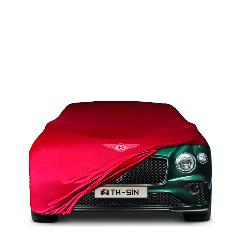 BENTLEY CONTİNENTAL GT 3 (2018-) Araba Brandası İç Mekan Kumaş Araba Brandası Logolu Oto Branda