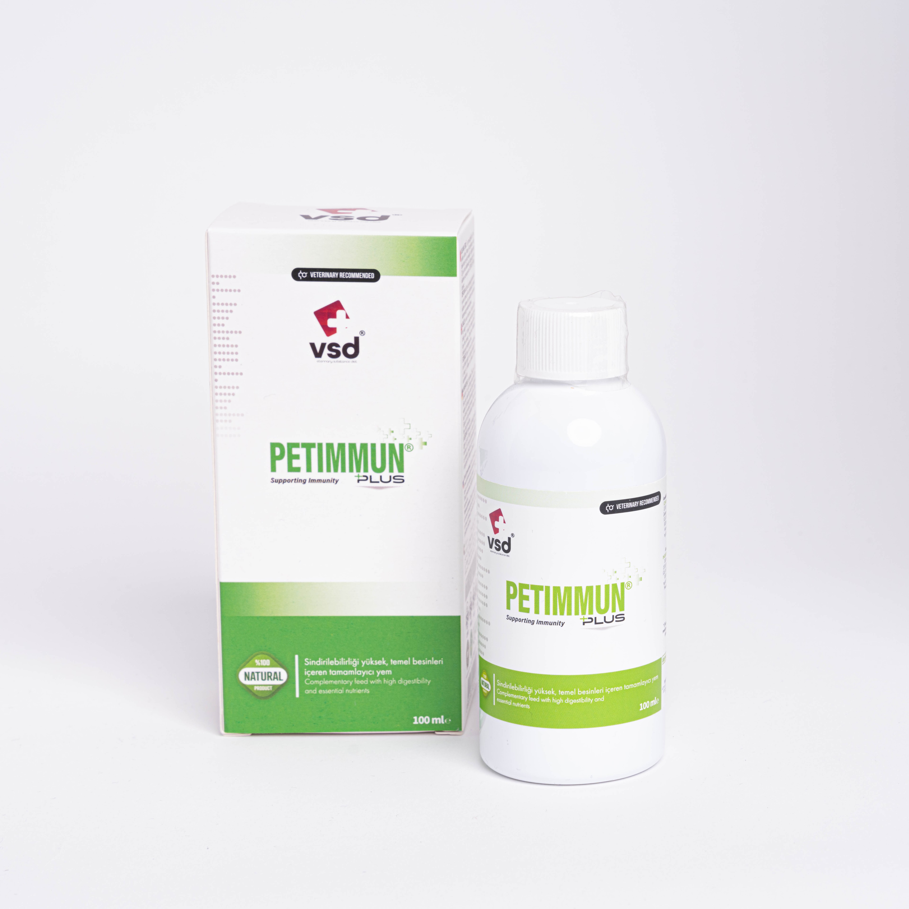 VSD PETIMMUNPLUS 100 ML LİKİT