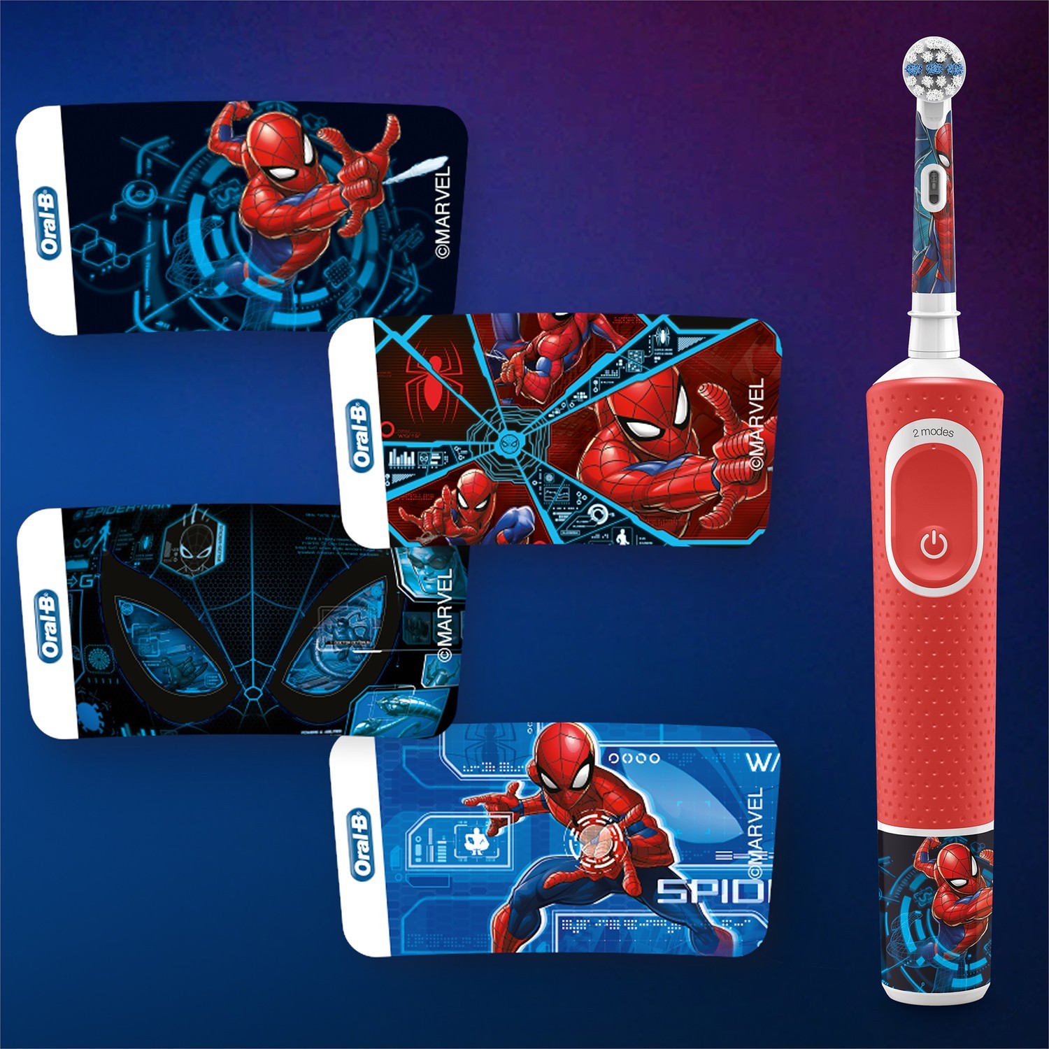 Oral-B D100 Çocuklar Için Şarjlı Diş Fırçası Spiderman