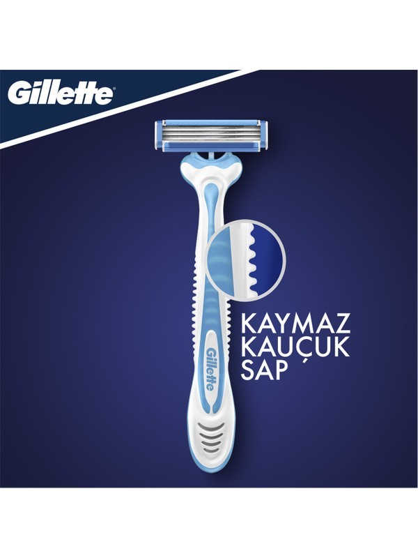 Gillette Blue3 Cool Kullan At Tıraş Bıçağı 6\'lı