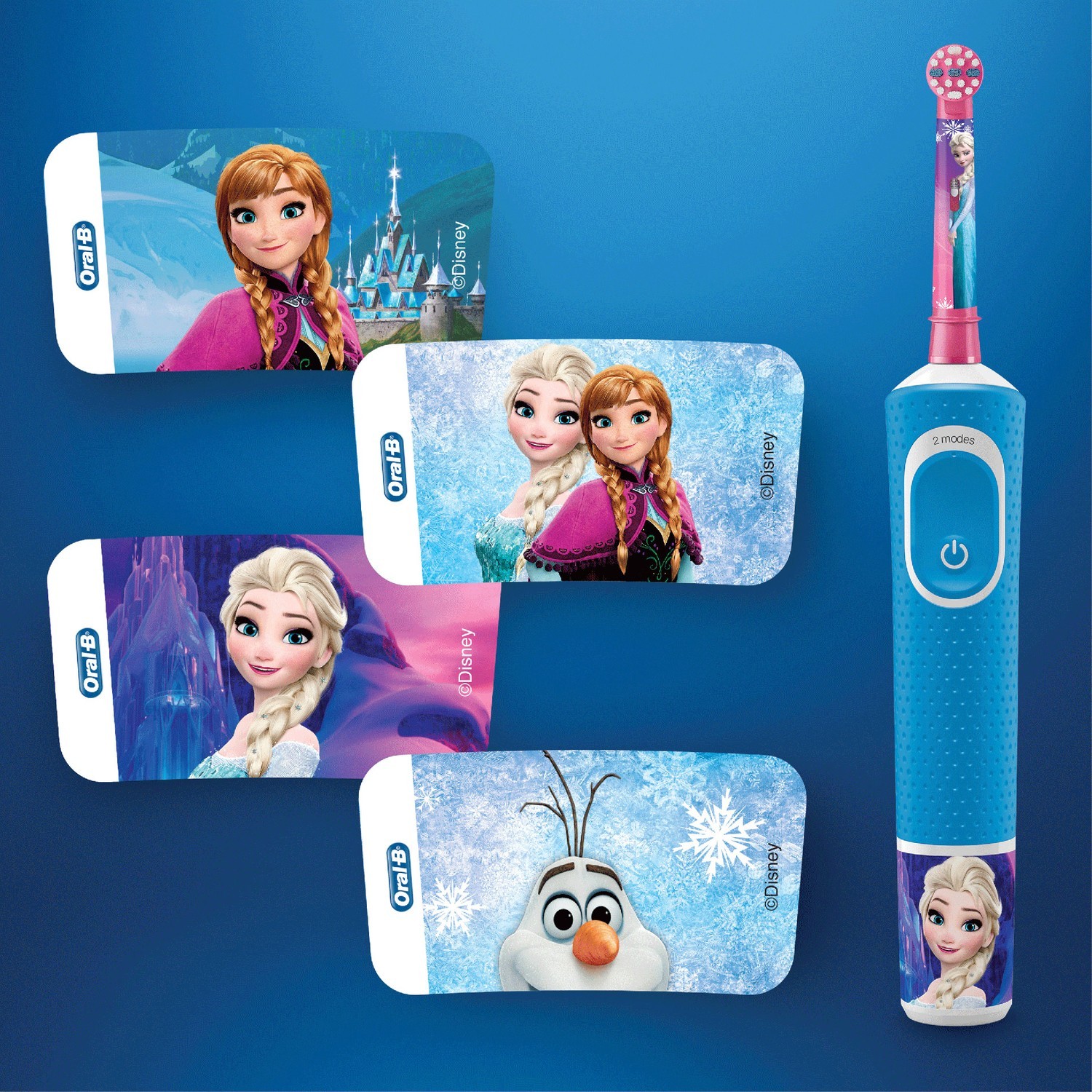 Oral-B D100 Şarj Edilebilir Diş Fırçası + Aile Paketi Frozen 2'li ( 6957 )