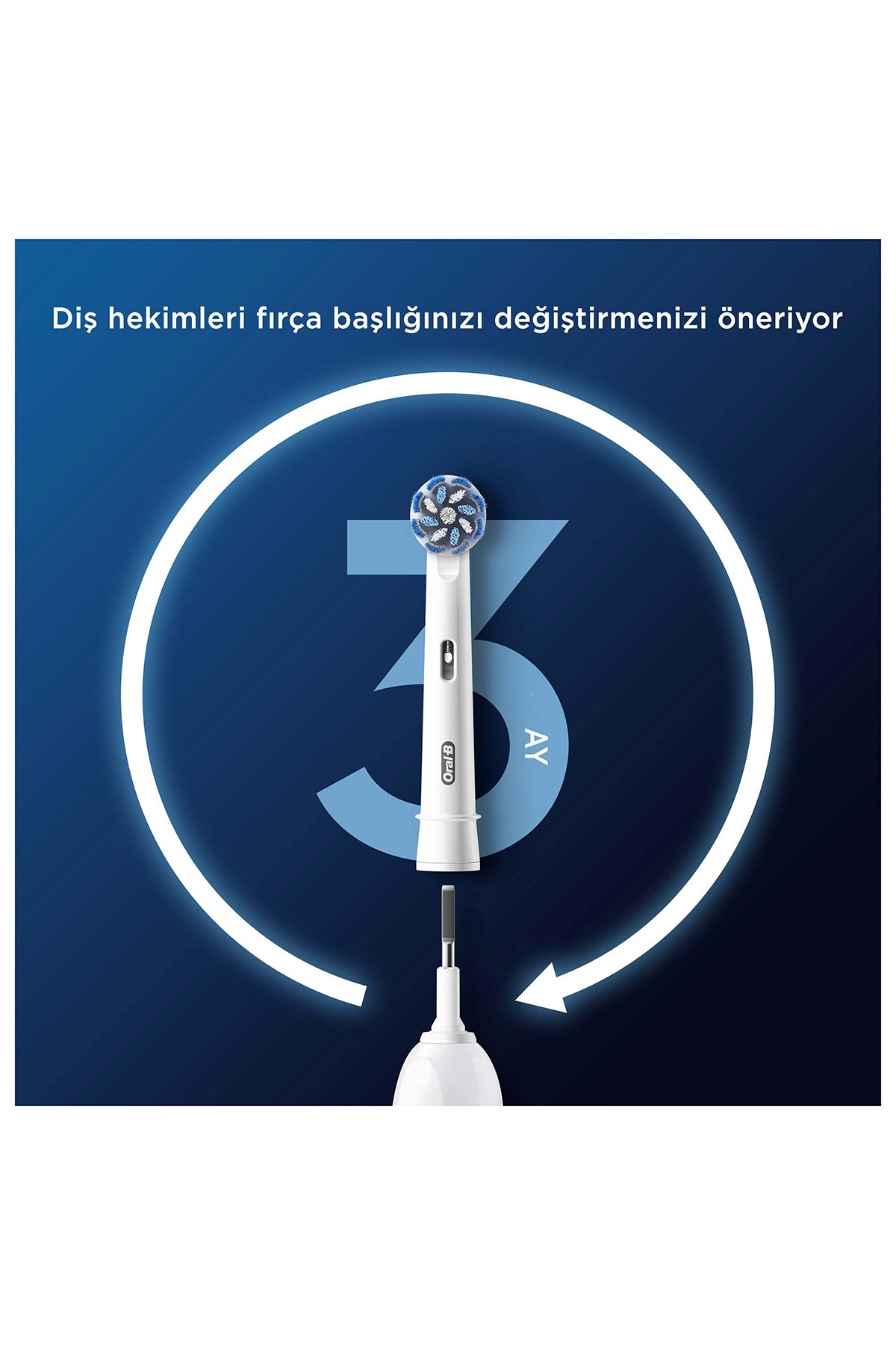Oral B Sensitive Clean sarjlı Diş Fırçası Yedek Başlığı 2'li ( 6131 )