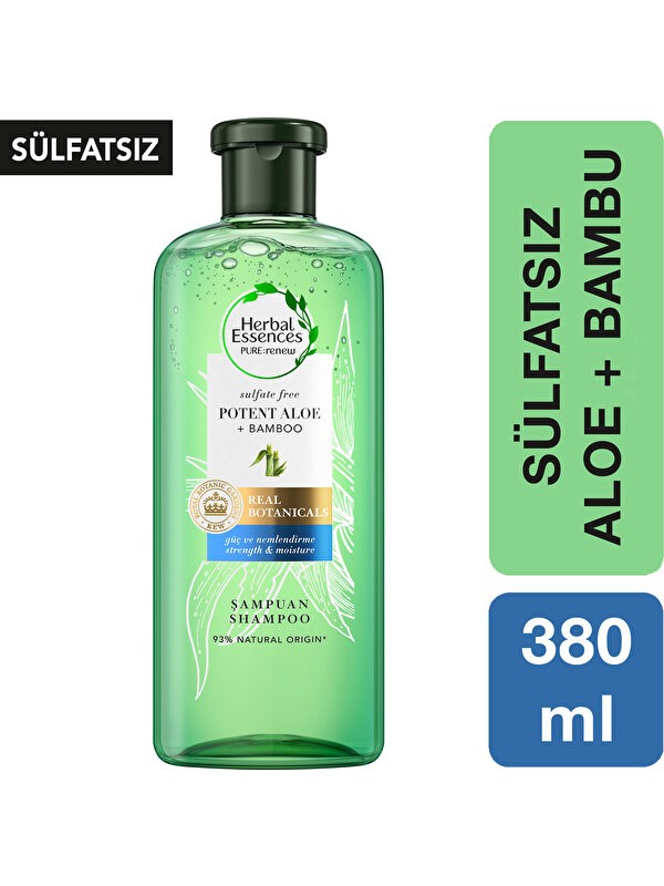 Herbal Essences Sülfatsız Aloe + Bambu  Şampuan 380ml ( 1759 )