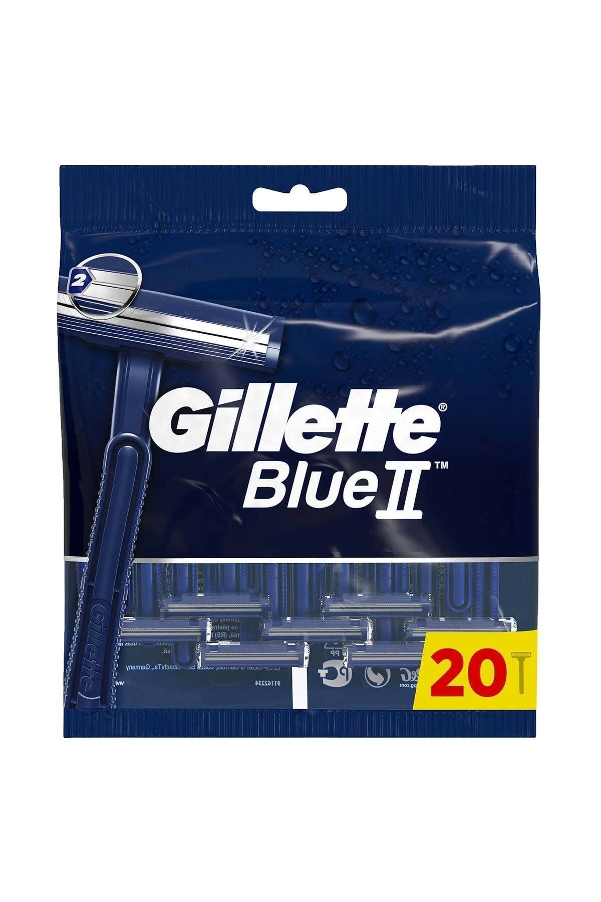 Blue 2 Kullan At Tıraş Bıçağı 20'li Extra Büyük Paket