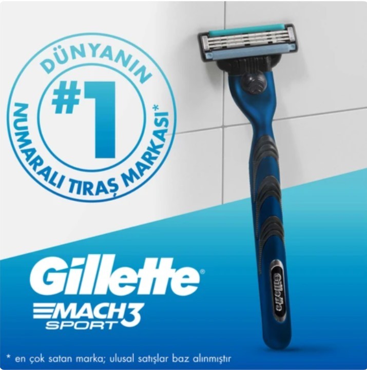 Gillette Mach 3 Sport 4 lü yedek