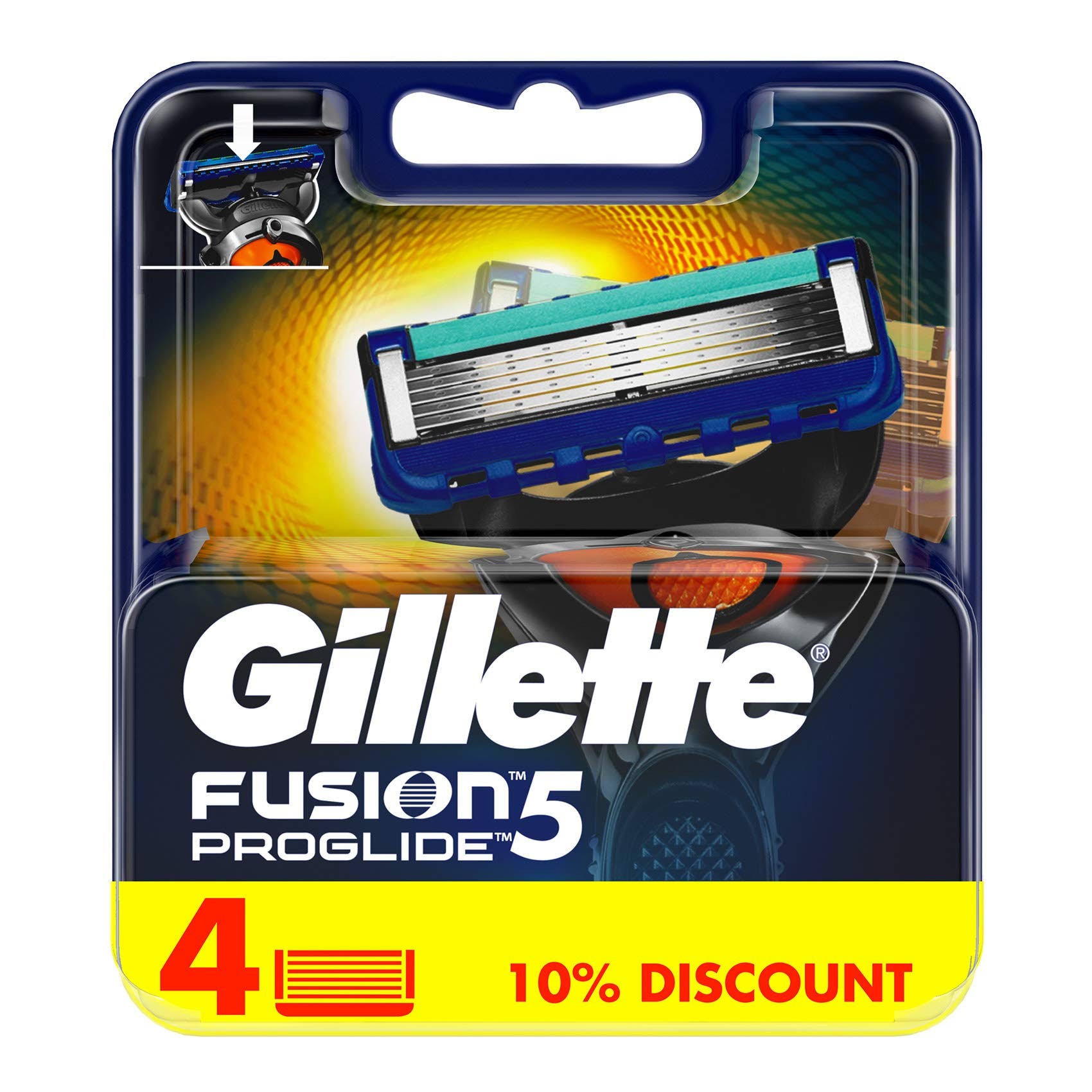 Gillette Fusion Proglide Yedek 4\'lü