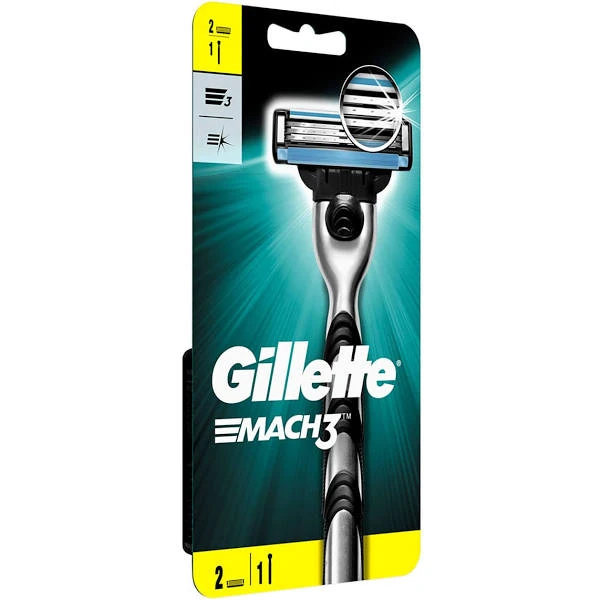 Gillette Mach3 Tıraş Makinesi + 2 Yedek Başlık