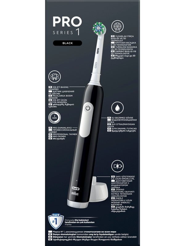 ORAL B ŞARJLI PRO1 D305 SİYAH ( 9038 )