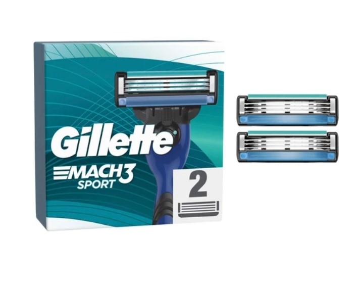 Gillette Mach3 Sport Yedek Tıraş Bıçağı 2\'li