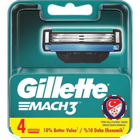 Gillette Mach3 4\'lü Yedek Tıraş Bıçağı