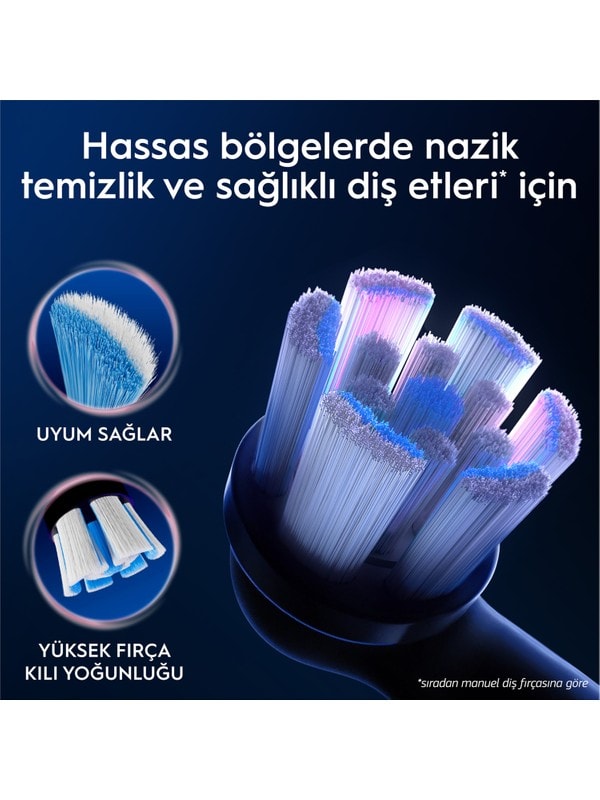 OB YEDEK BAŞLIK İO SENS.BLACK 4LÜ 8684