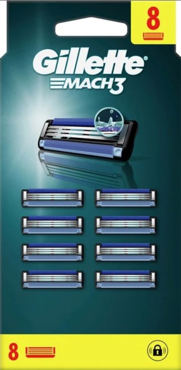 Gillette Mach3 8\'li Yedek Tıraş Bıçağı