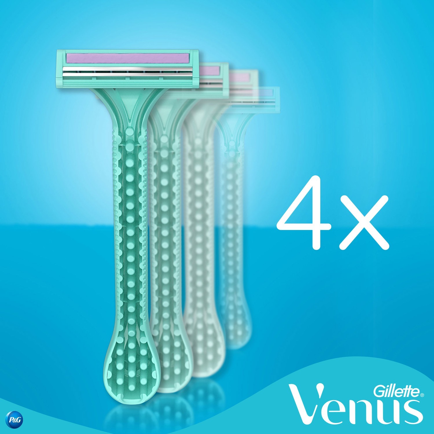 Gillette Simply Venus 2 Kullan At Kadın Tıraş Bıçağı 4'lü x 6 Paket