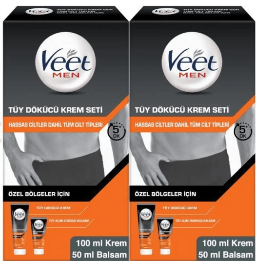 VEET ERKEK İNTİMATE KİT 100+50ML X 2 ADET