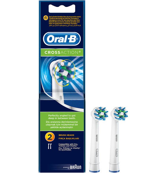 Oral-b Diş Fırçası Yedek Başlığı Cross Action 2 li