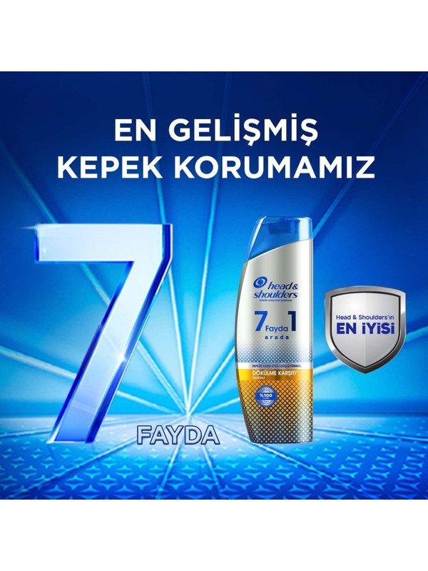 H&S ŞAMPUAN 7*1 SAÇ DÖK.300ML (6970)