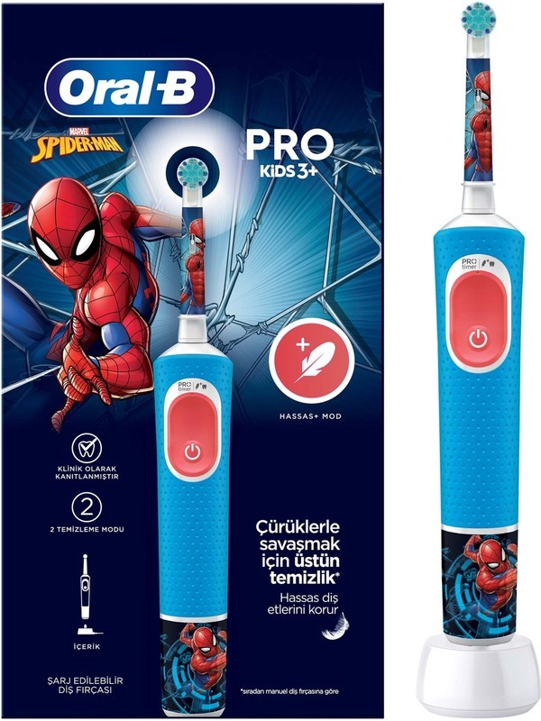 ORAL B ŞARJLI D103 VİT PRO SPİDERMAN KUTULU ( 2812 )