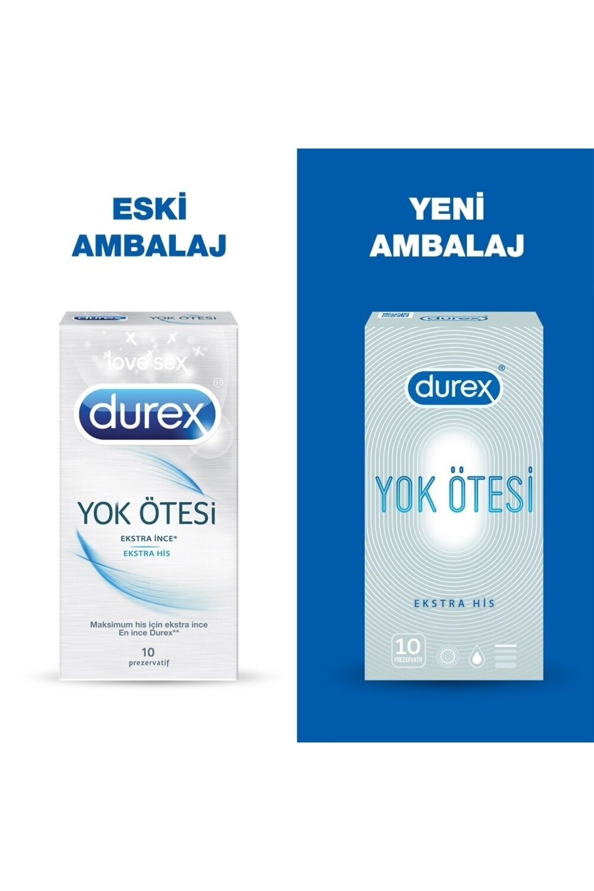 DUREX YOK ÖTESİ EKSTRA HİS 10LU