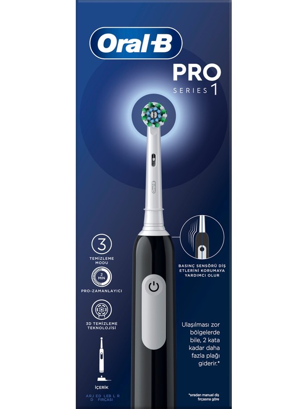 ORAL B ŞARJLI PRO1 D305 SİYAH ( 9038 )