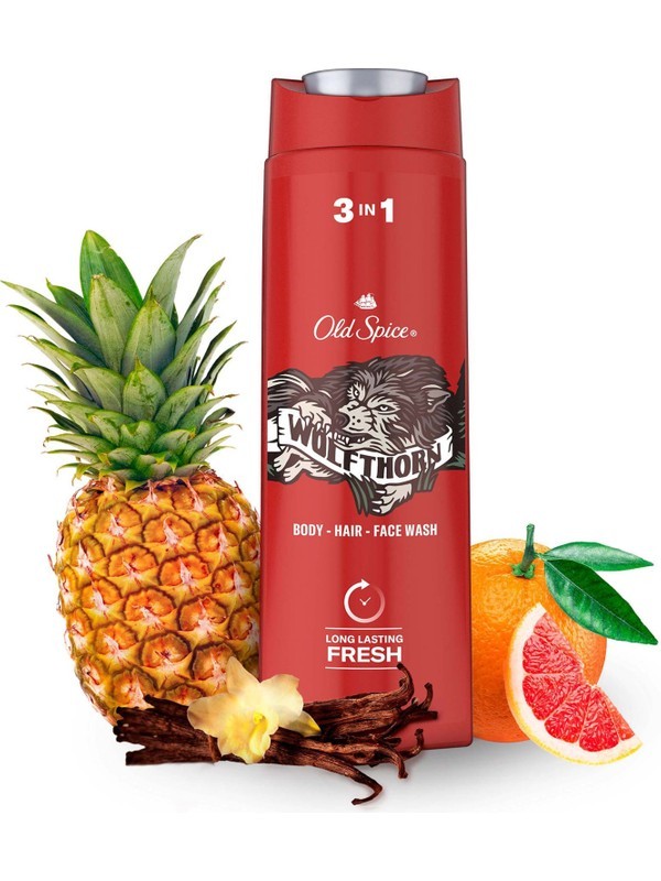 Old Spice Wolfthorn Duş Jeli & Şampuan 400 ml