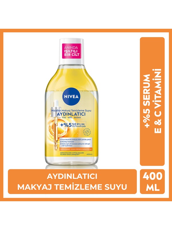 NİV.MAKYAJ TEM.SUYU AYDINLATICI 400ML (6607)
