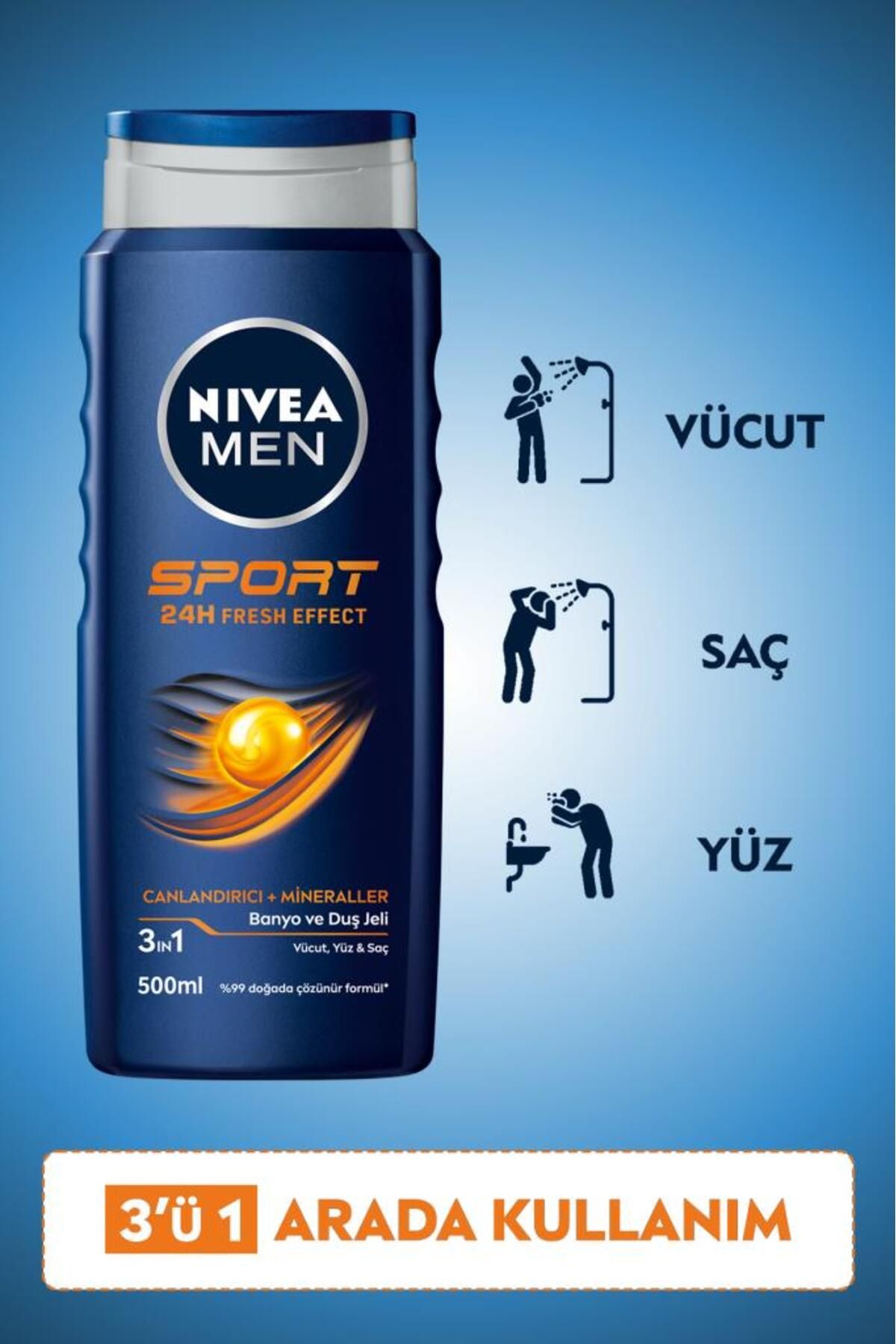 NİV.DUŞ ŞAMP.SPORT 500ML (8417)