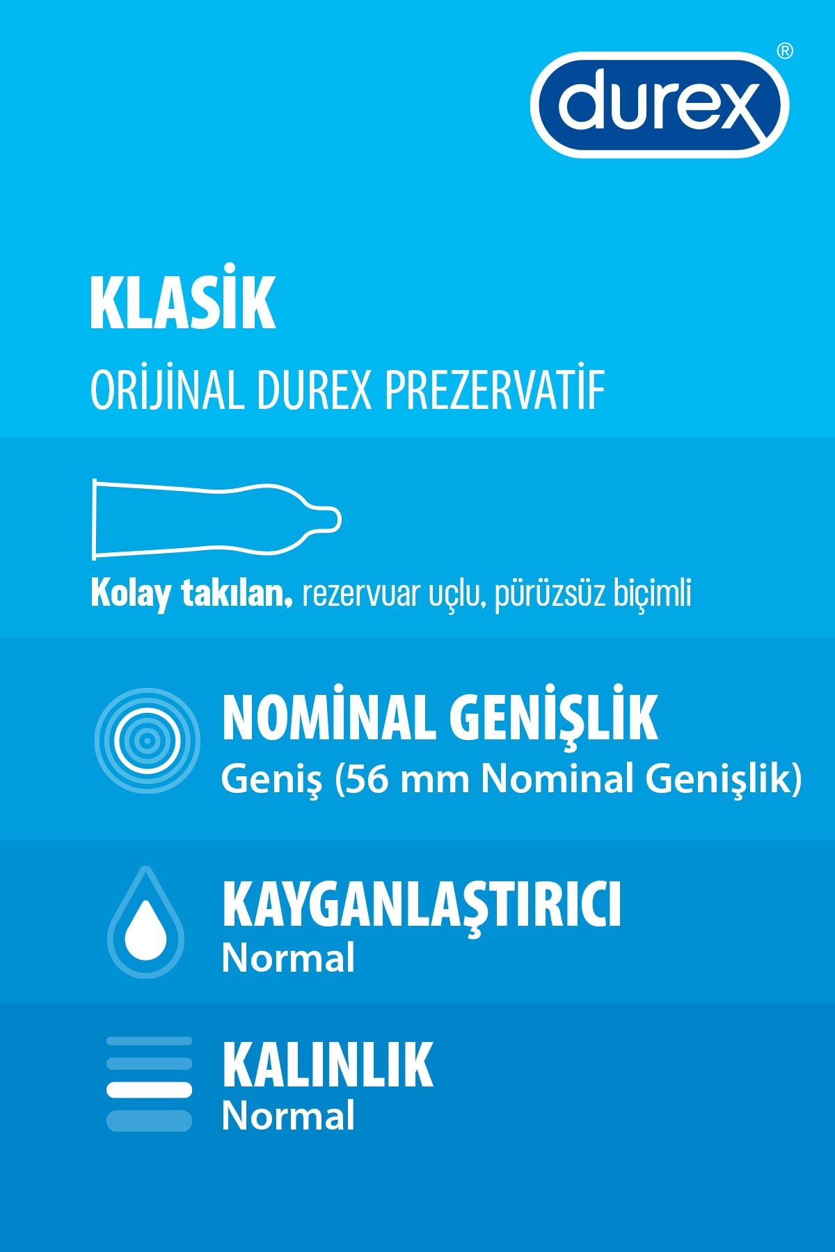 DUREX KLASİK 20Lİ