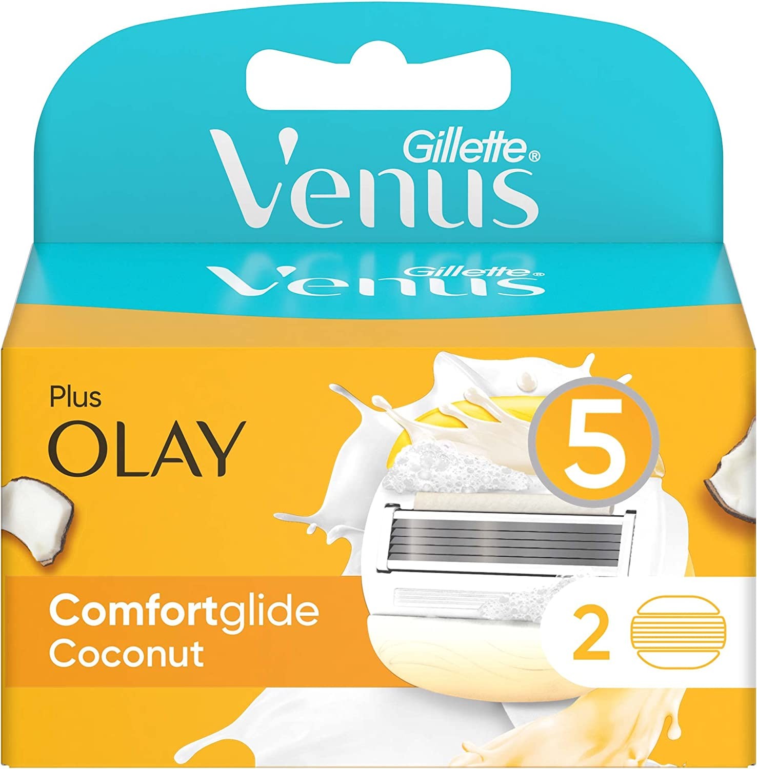 Gillette Venus Comfortglide Olay Yedek Kadın Tıraş Bıçağı 2’li