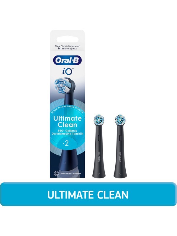 OB YEDEK BAŞLIK İO ULTİ.CLEAN BLACK 2Lİ 5269