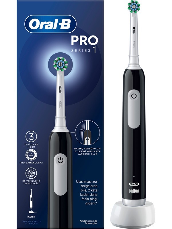 ORAL B ŞARJLI PRO1 D305 SİYAH ( 9038 )