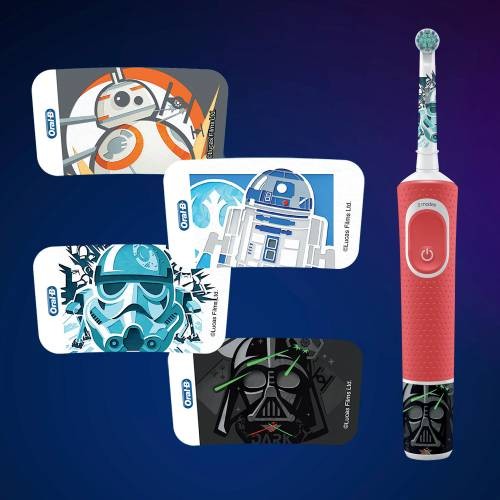 Oral B D100 Çocuk Şarjlı Diş Fırçası Star wars + Seyahat Kabı