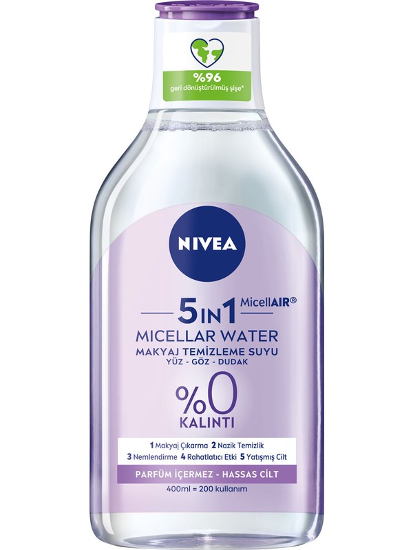 NİV.MAKYAJ TEM.SUYU HASSAS 400ML (3513)