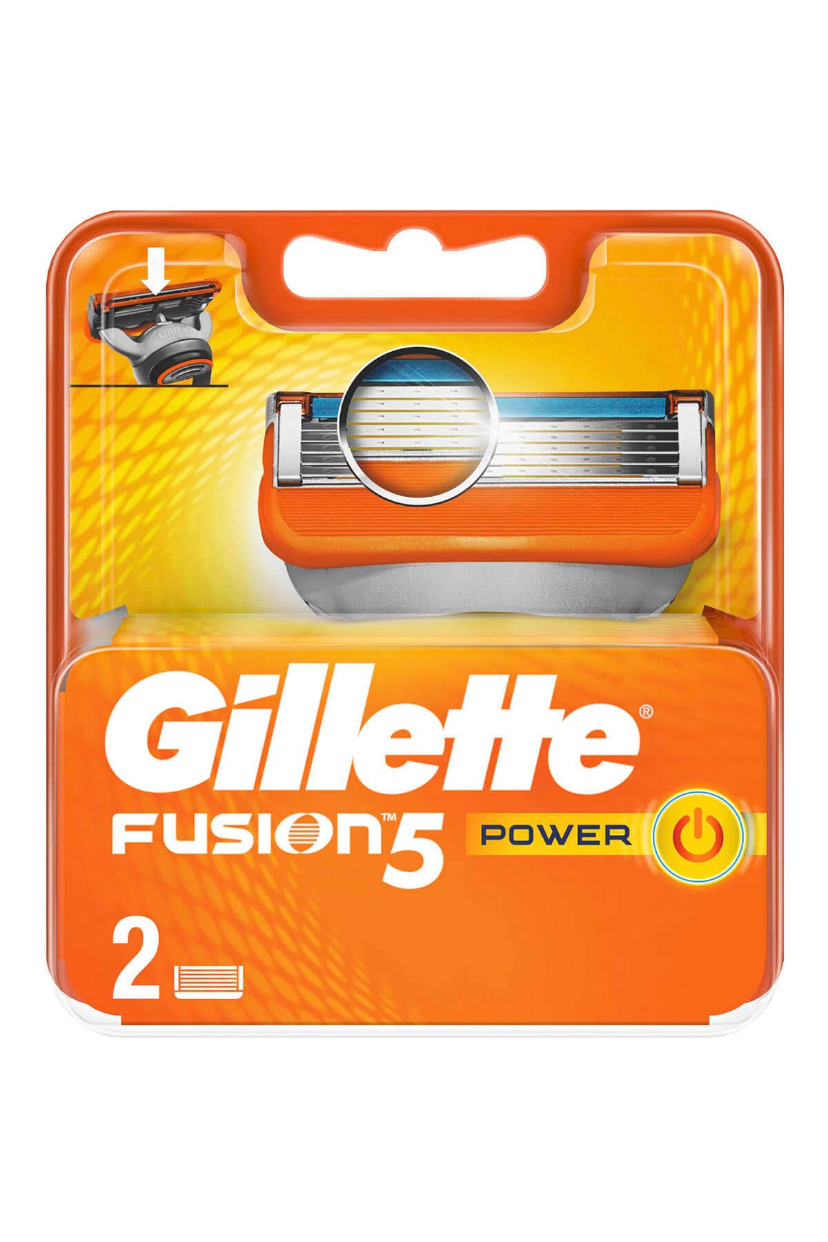 Gillette Fusion Power Yedek 2\'li Tıraş Bıçağı