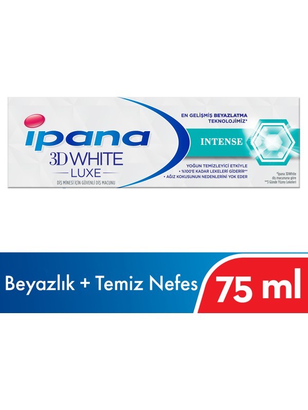 İPANA 3D WHİTE İNTENSE 75ML ( 7795 )