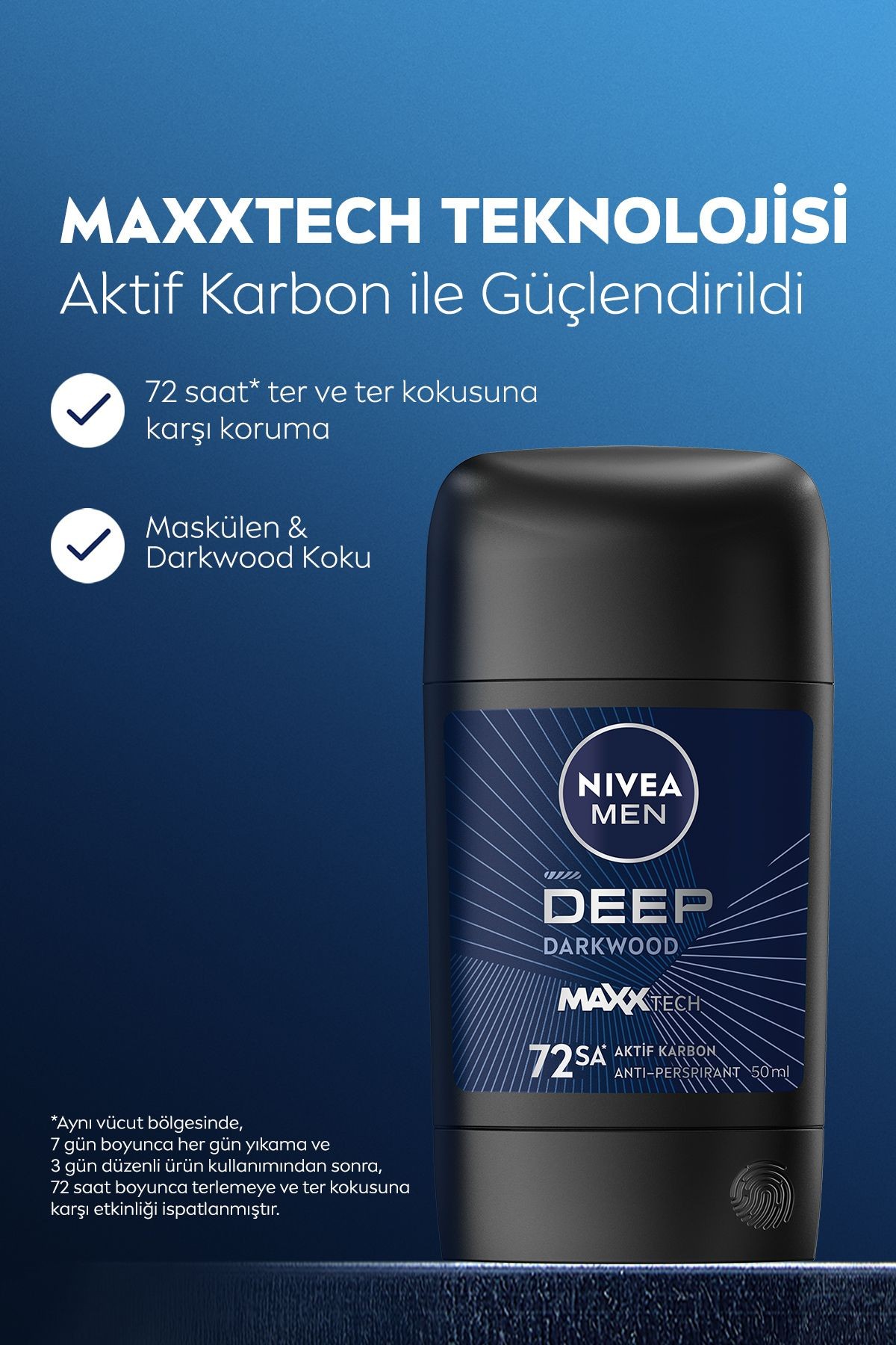 NİV.STİCK DEEP DARKWOOD ERK 50ML 9234