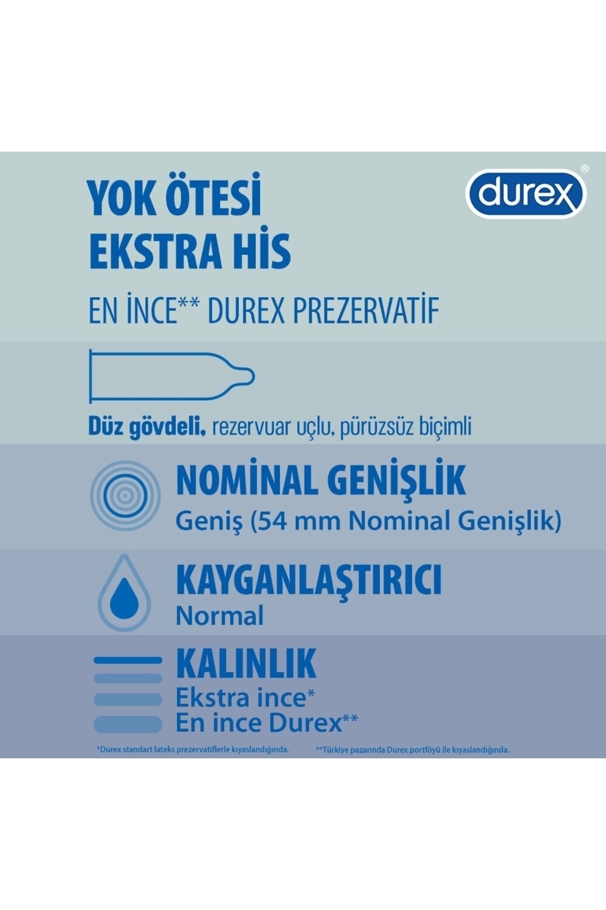 DUREX YOK ÖTESİ EKSTRA HİS 10LU