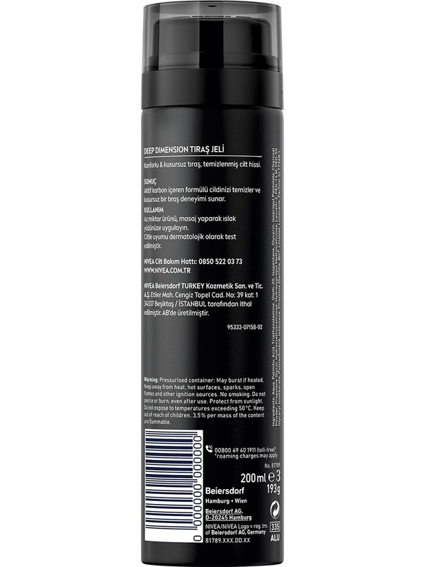 NİV.DEEP TRAŞ JELİ 200ML 9975