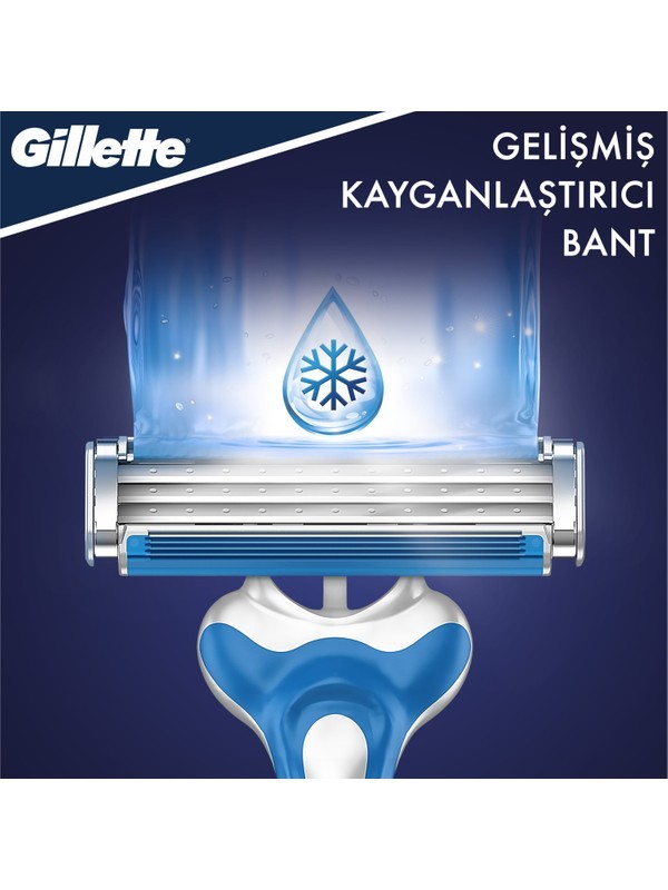 Gillette Blue3 Cool Kullan At Tıraş Bıçağı 6\'lı