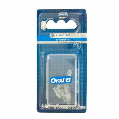 Oral-B Arayüz Fırça Yedeği Eğimli 6\'lı