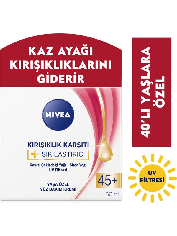 NİV.KIRIŞILIK KAR.+45 YAŞ 50ML 5017