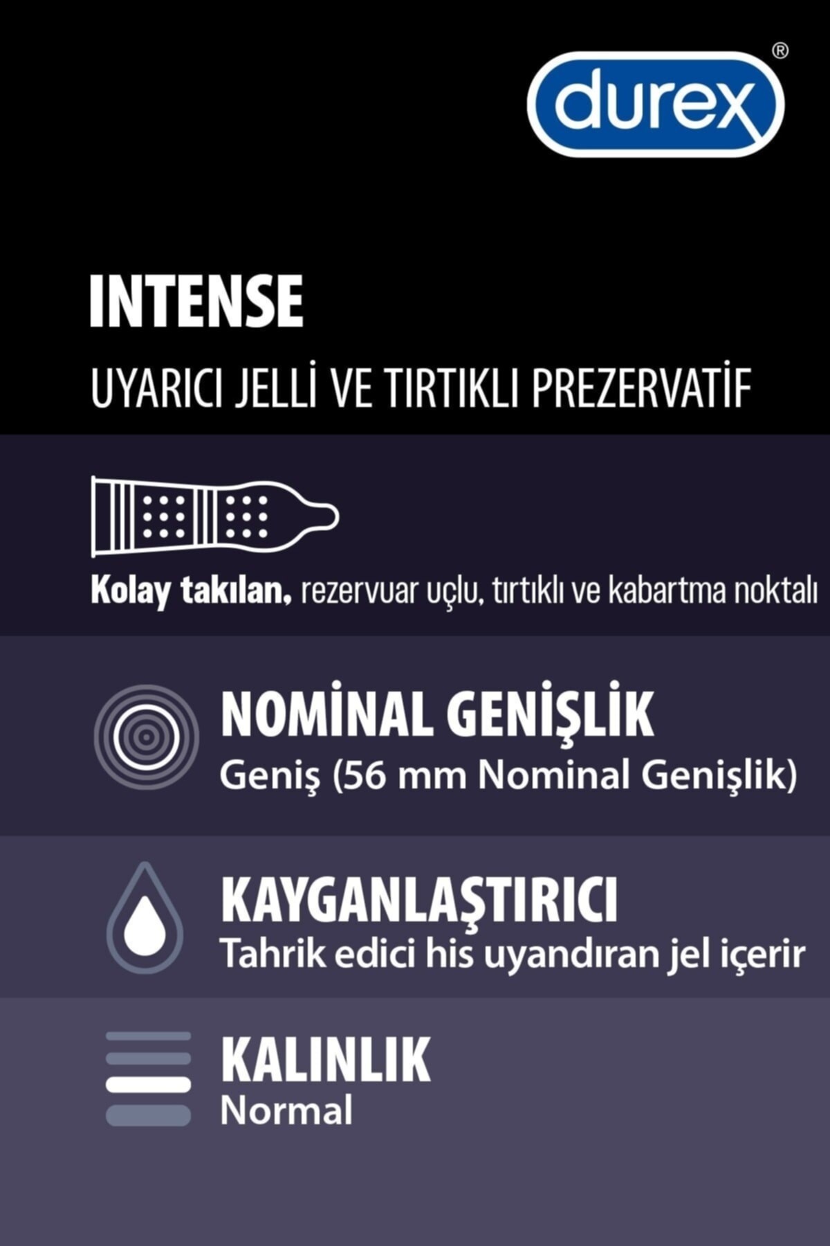 DUREX İNTENSE 10LU