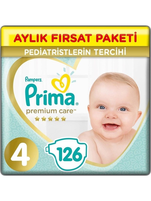 Prima Premium Care 4 Beden 126li Aylık Fırsat Paketi ( 1918 )