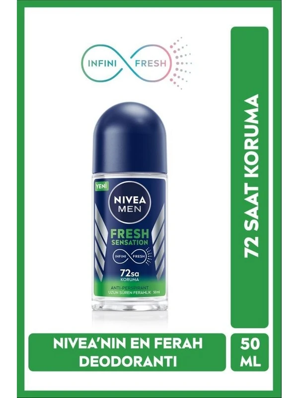 NİV.ROLL ON FRESH SEN.ERK.50ML 3152